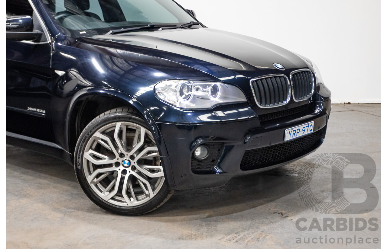 5/2012 BMW X5 Xdrive 30d E70 (AWD) MY12 Upgrade 4d Wagon Deep Sea Blue Metallic Turbo Diesel 3.0L - 7 Seat