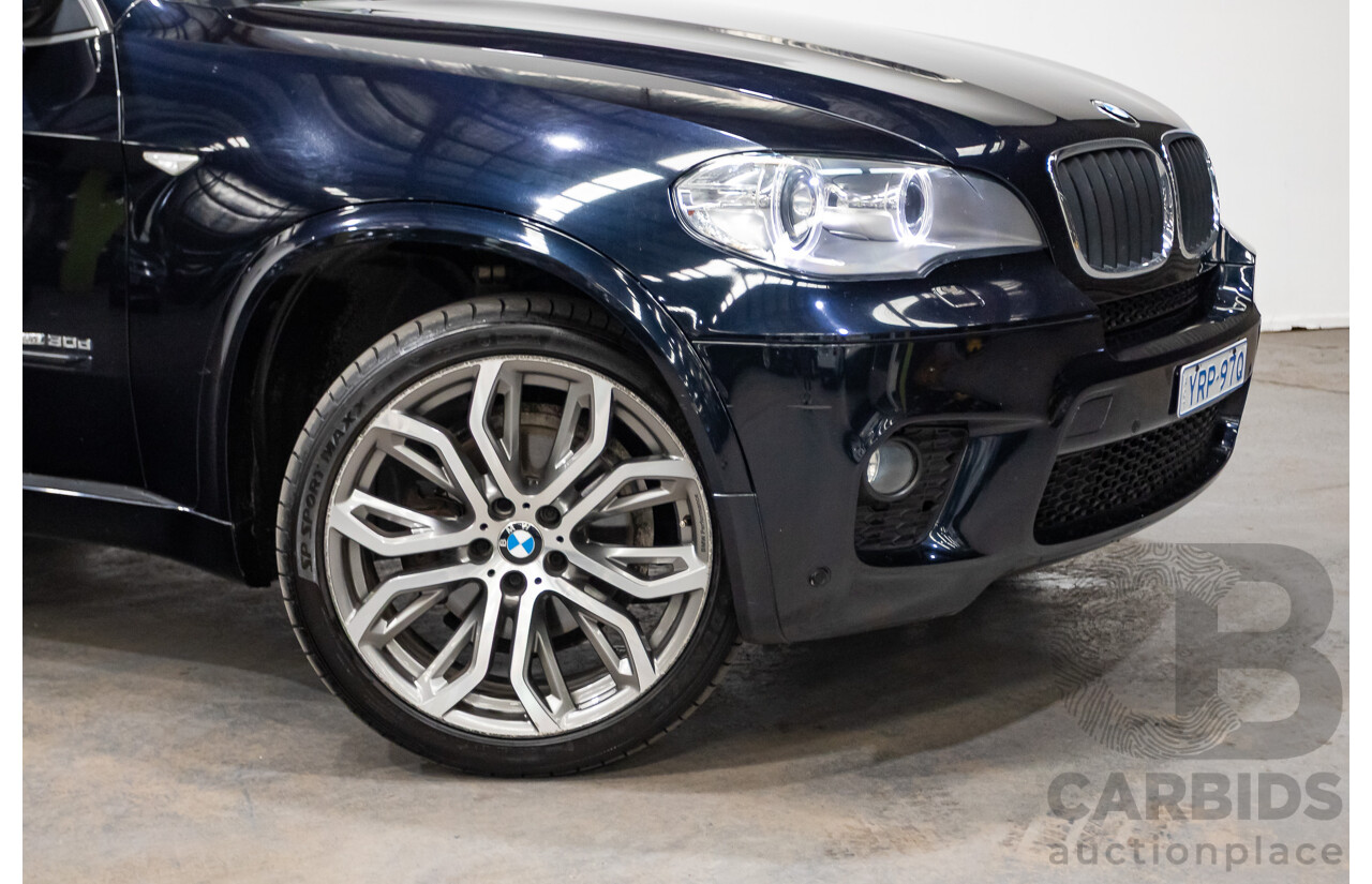 5/2012 BMW X5 Xdrive 30d E70 (AWD) MY12 Upgrade 4d Wagon Deep Sea Blue Metallic Turbo Diesel 3.0L - 7 Seat