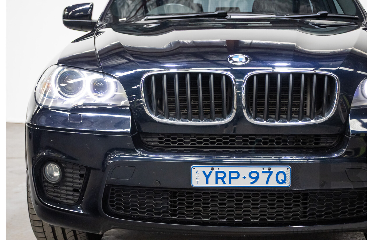 5/2012 BMW X5 Xdrive 30d E70 (AWD) MY12 Upgrade 4d Wagon Deep Sea Blue Metallic Turbo Diesel 3.0L - 7 Seat