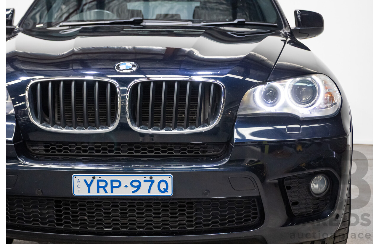 5/2012 BMW X5 Xdrive 30d E70 (AWD) MY12 Upgrade 4d Wagon Deep Sea Blue Metallic Turbo Diesel 3.0L - 7 Seat