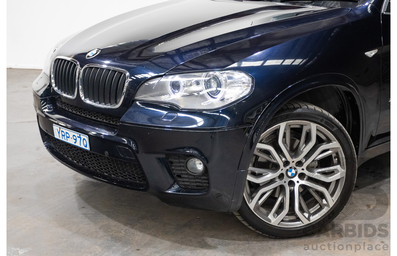 5/2012 BMW X5 Xdrive 30d E70 (AWD) MY12 Upgrade 4d Wagon Deep Sea Blue Metallic Turbo Diesel 3.0L - 7 Seat