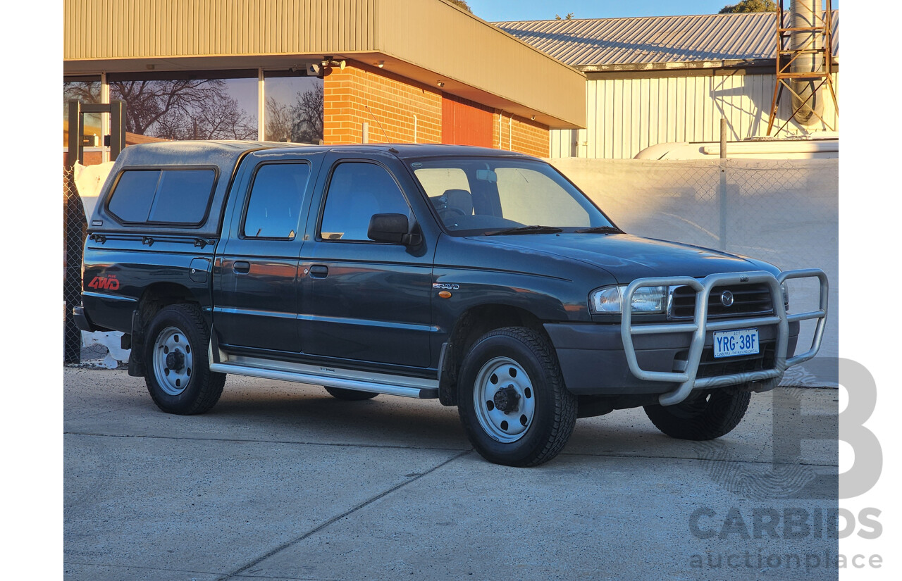 12/1999 Mazda B2500 Bravo (4x4)  Dual Cab P/Up Green 2.5L