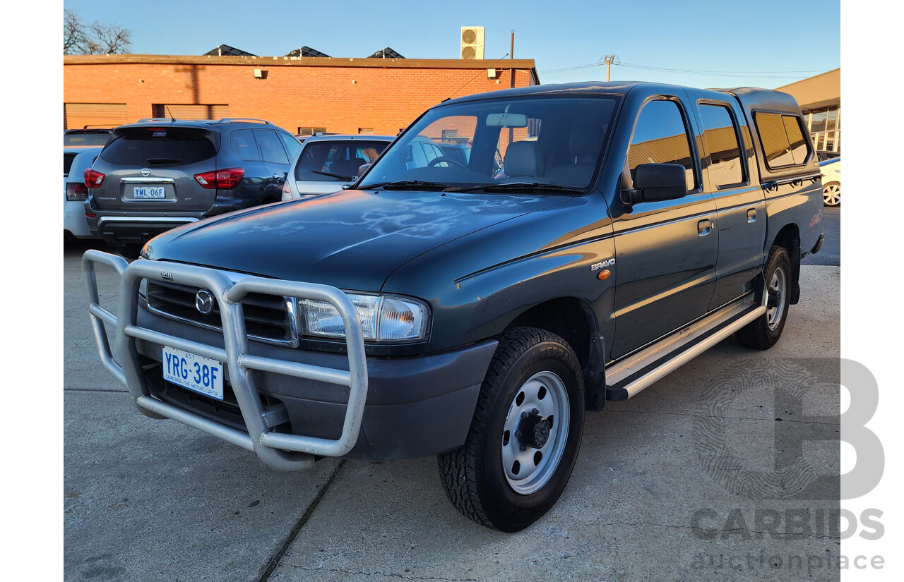 12/1999 Mazda B2500 Bravo (4x4)  Dual Cab P/Up Green 2.5L
