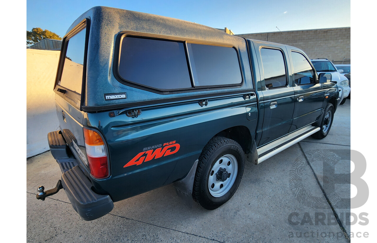 12/1999 Mazda B2500 Bravo (4x4)  Dual Cab P/Up Green 2.5L