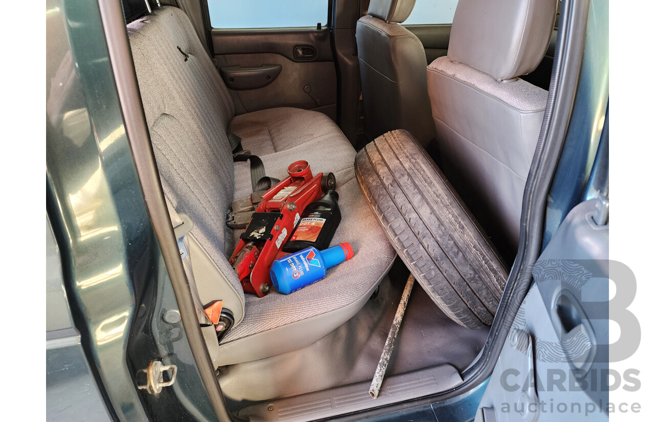 12/1999 Mazda B2500 Bravo (4x4)  Dual Cab P/Up Green 2.5L