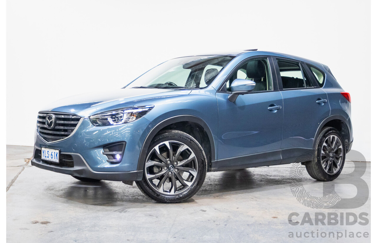9/2016 Mazda CX-5 Akera (AWD) Series 2 KE MY15 4d Wagon Reflex Blue Twin Turbo Diesel 2.2L