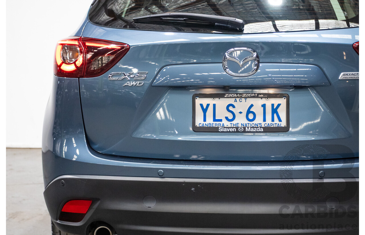 9/2016 Mazda CX-5 Akera (AWD) Series 2 KE MY15 4d Wagon Reflex Blue Twin Turbo Diesel 2.2L