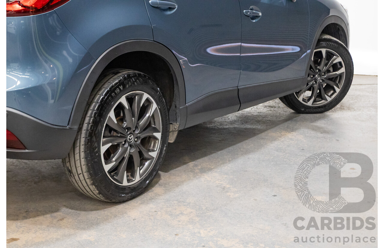 9/2016 Mazda CX-5 Akera (AWD) Series 2 KE MY15 4d Wagon Reflex Blue Twin Turbo Diesel 2.2L