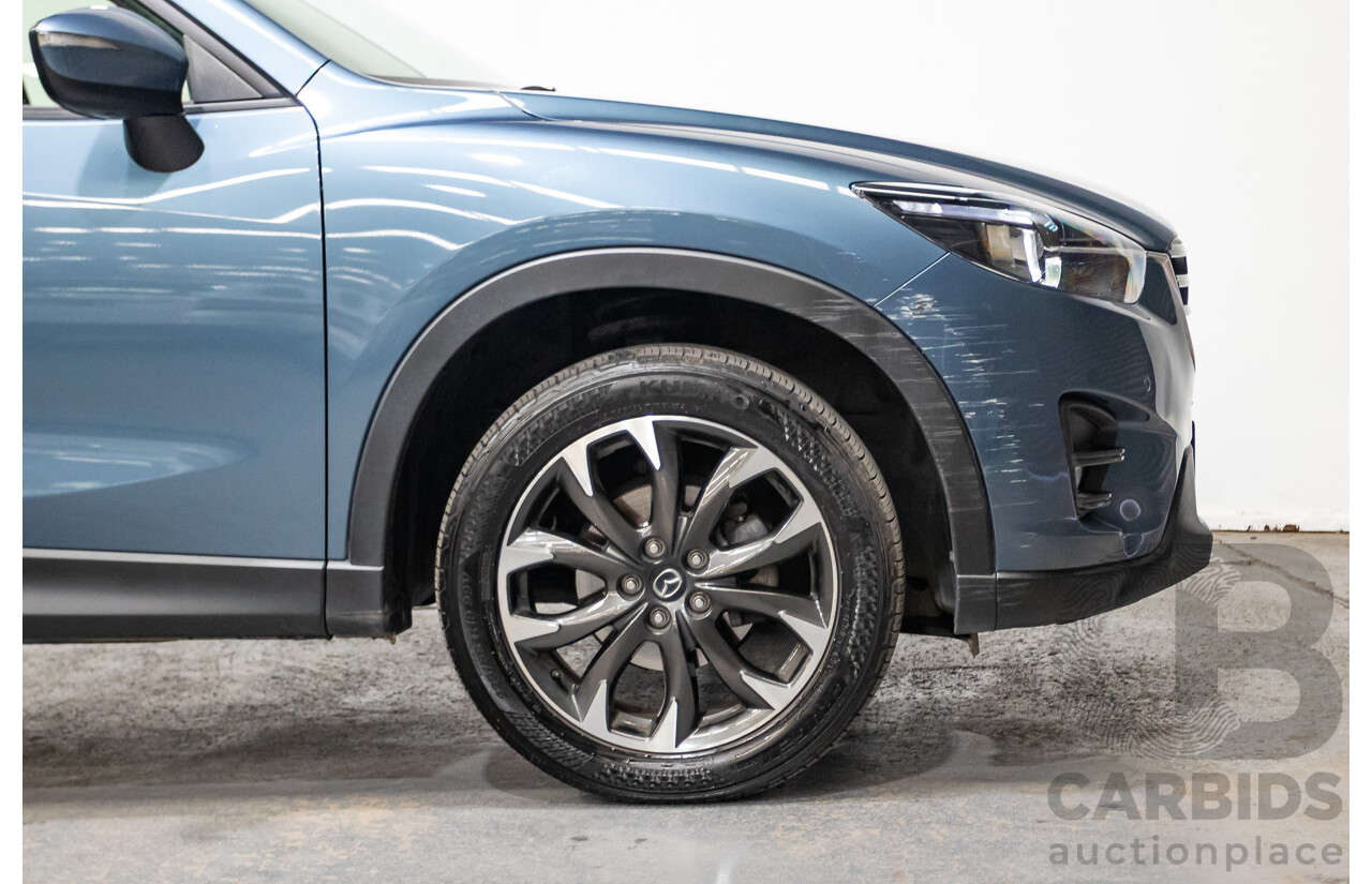 9/2016 Mazda CX-5 Akera (AWD) Series 2 KE MY15 4d Wagon Reflex Blue Twin Turbo Diesel 2.2L