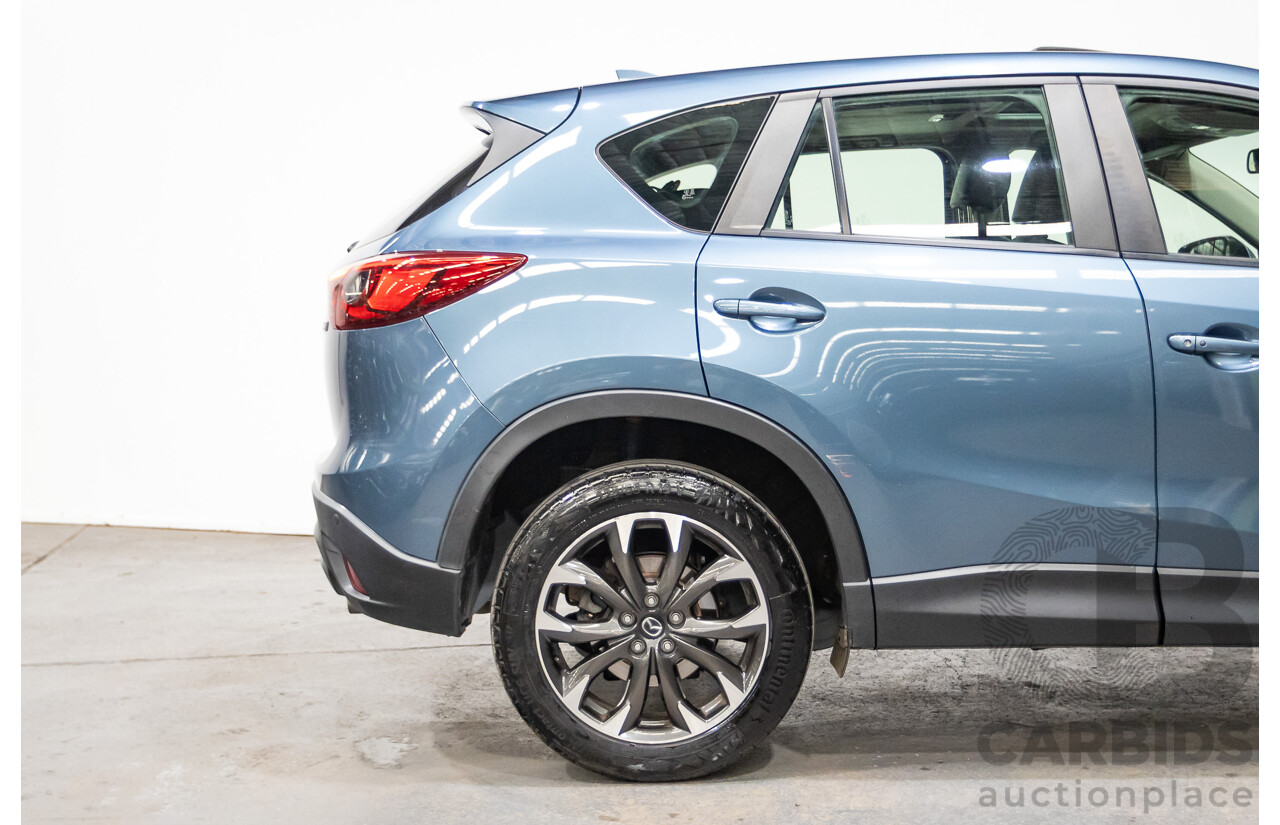 9/2016 Mazda CX-5 Akera (AWD) Series 2 KE MY15 4d Wagon Reflex Blue Twin Turbo Diesel 2.2L