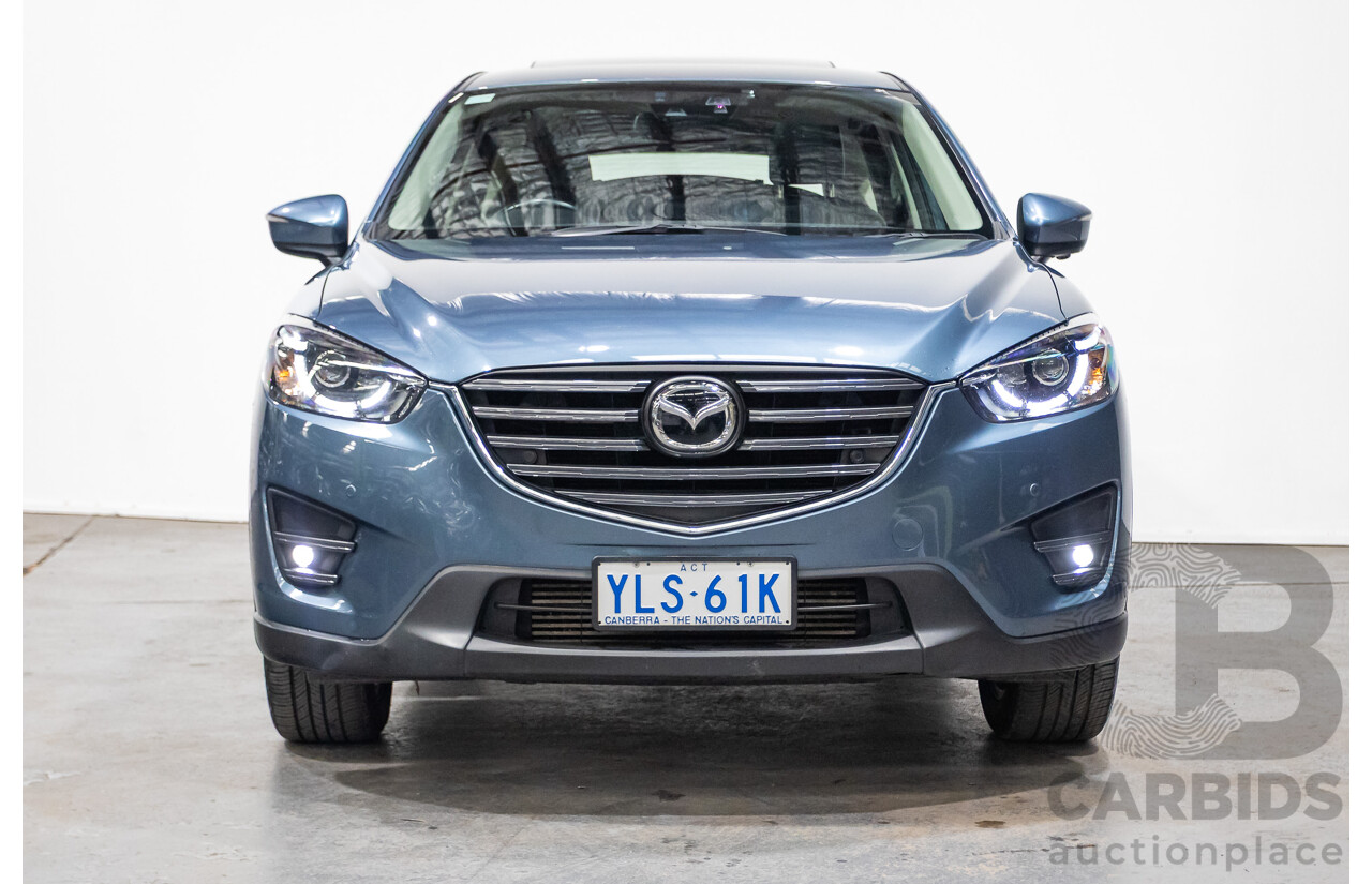 9/2016 Mazda CX-5 Akera (AWD) Series 2 KE MY15 4d Wagon Reflex Blue Twin Turbo Diesel 2.2L
