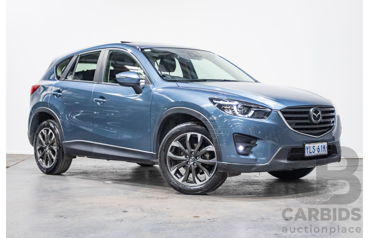 9/2016 Mazda CX-5 Akera (AWD) Series 2 KE MY15 4d Wagon Reflex Blue Twin Turbo Diesel 2.2L