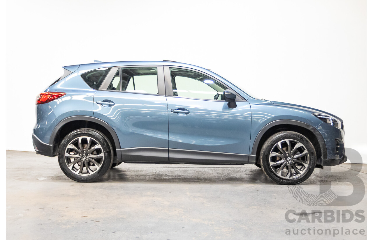 9/2016 Mazda CX-5 Akera (AWD) Series 2 KE MY15 4d Wagon Reflex Blue Twin Turbo Diesel 2.2L