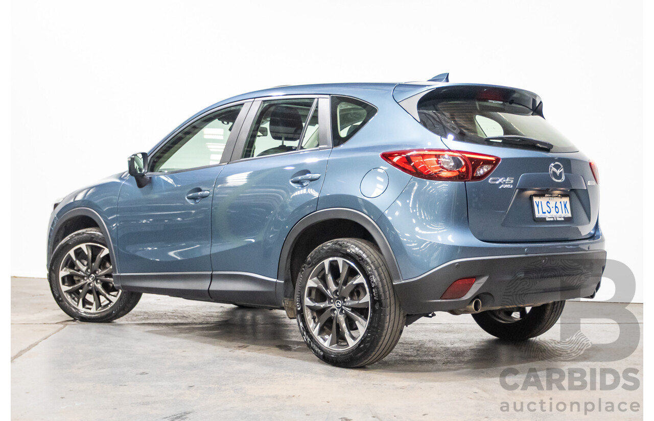 9/2016 Mazda CX-5 Akera (AWD) Series 2 KE MY15 4d Wagon Reflex Blue Twin Turbo Diesel 2.2L