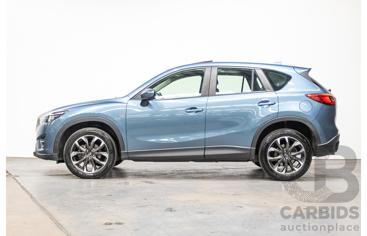 9/2016 Mazda CX-5 Akera (AWD) Series 2 KE MY15 4d Wagon Reflex Blue Twin Turbo Diesel 2.2L