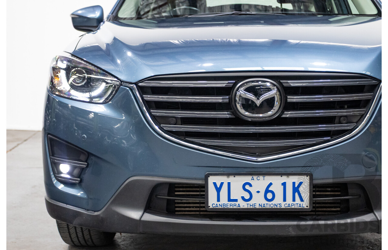 9/2016 Mazda CX-5 Akera (AWD) Series 2 KE MY15 4d Wagon Reflex Blue Twin Turbo Diesel 2.2L