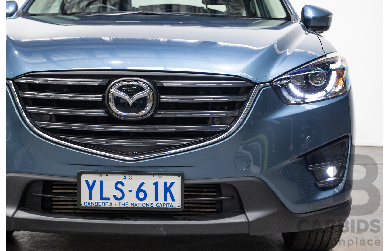 9/2016 Mazda CX-5 Akera (AWD) Series 2 KE MY15 4d Wagon Reflex Blue Twin Turbo Diesel 2.2L