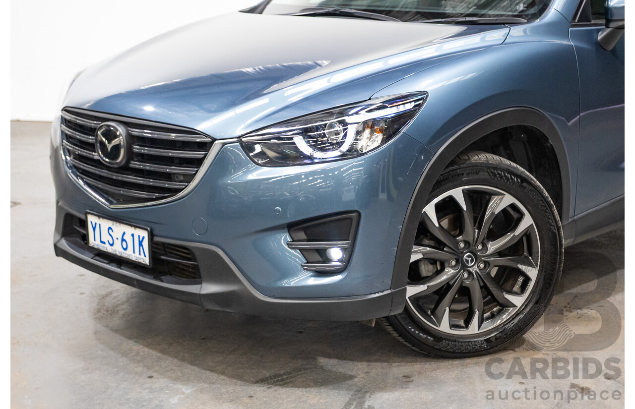 9/2016 Mazda CX-5 Akera (AWD) Series 2 KE MY15 4d Wagon Reflex Blue Twin Turbo Diesel 2.2L