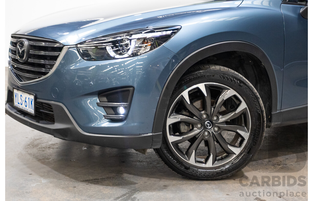 9/2016 Mazda CX-5 Akera (AWD) Series 2 KE MY15 4d Wagon Reflex Blue Twin Turbo Diesel 2.2L