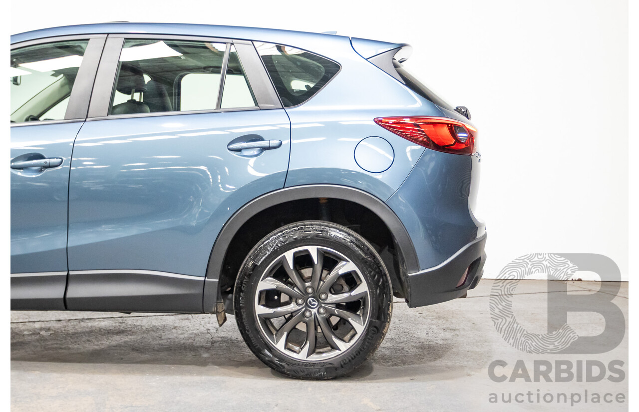 9/2016 Mazda CX-5 Akera (AWD) Series 2 KE MY15 4d Wagon Reflex Blue Twin Turbo Diesel 2.2L