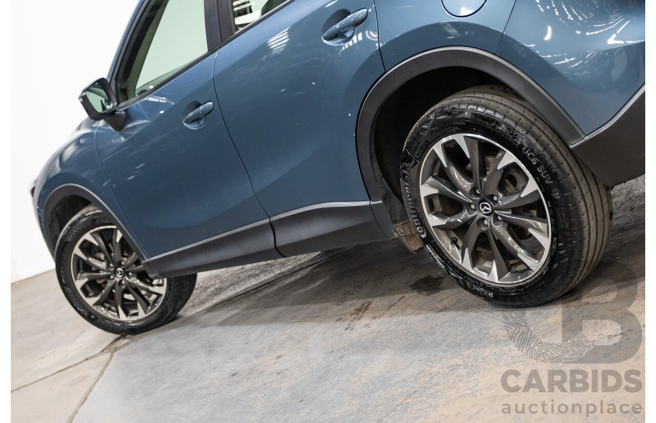 9/2016 Mazda CX-5 Akera (AWD) Series 2 KE MY15 4d Wagon Reflex Blue Twin Turbo Diesel 2.2L