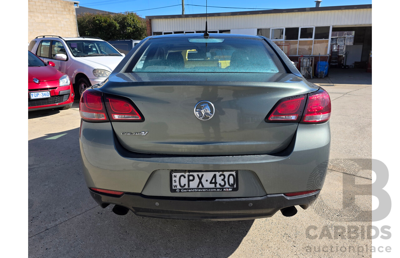 11/2013 Holden Calais V VF 4d Sedan Grey 3.6L