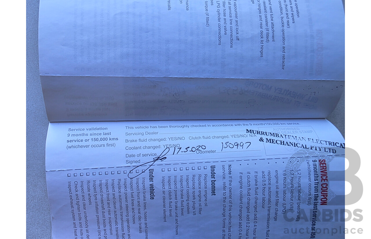 11/2013 Holden Calais V VF 4d Sedan Grey 3.6L