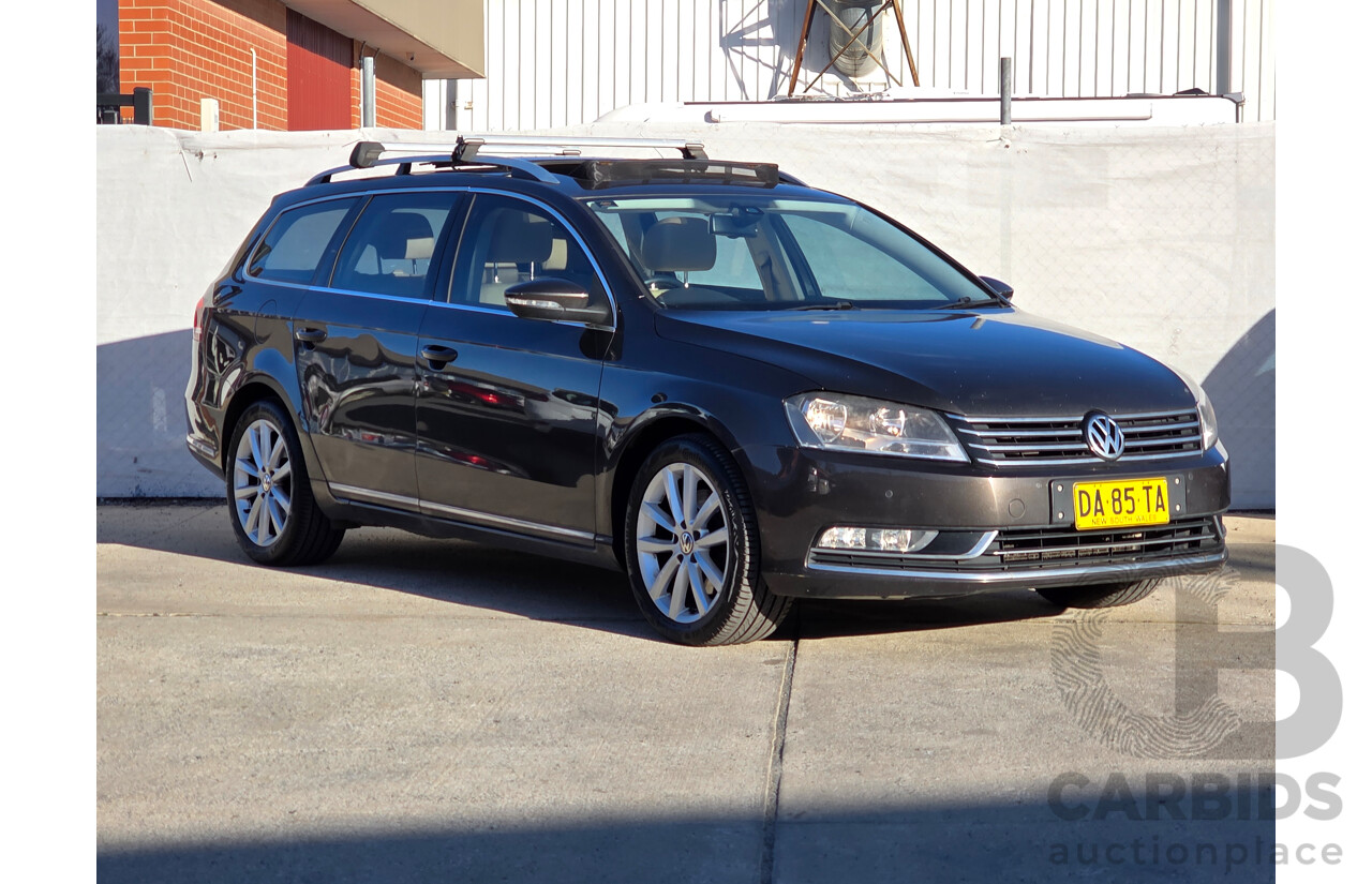 5/2012 Volkswagen Passat 125 TDI Highline 3C MY12 4d Wagon Brown 2.0L