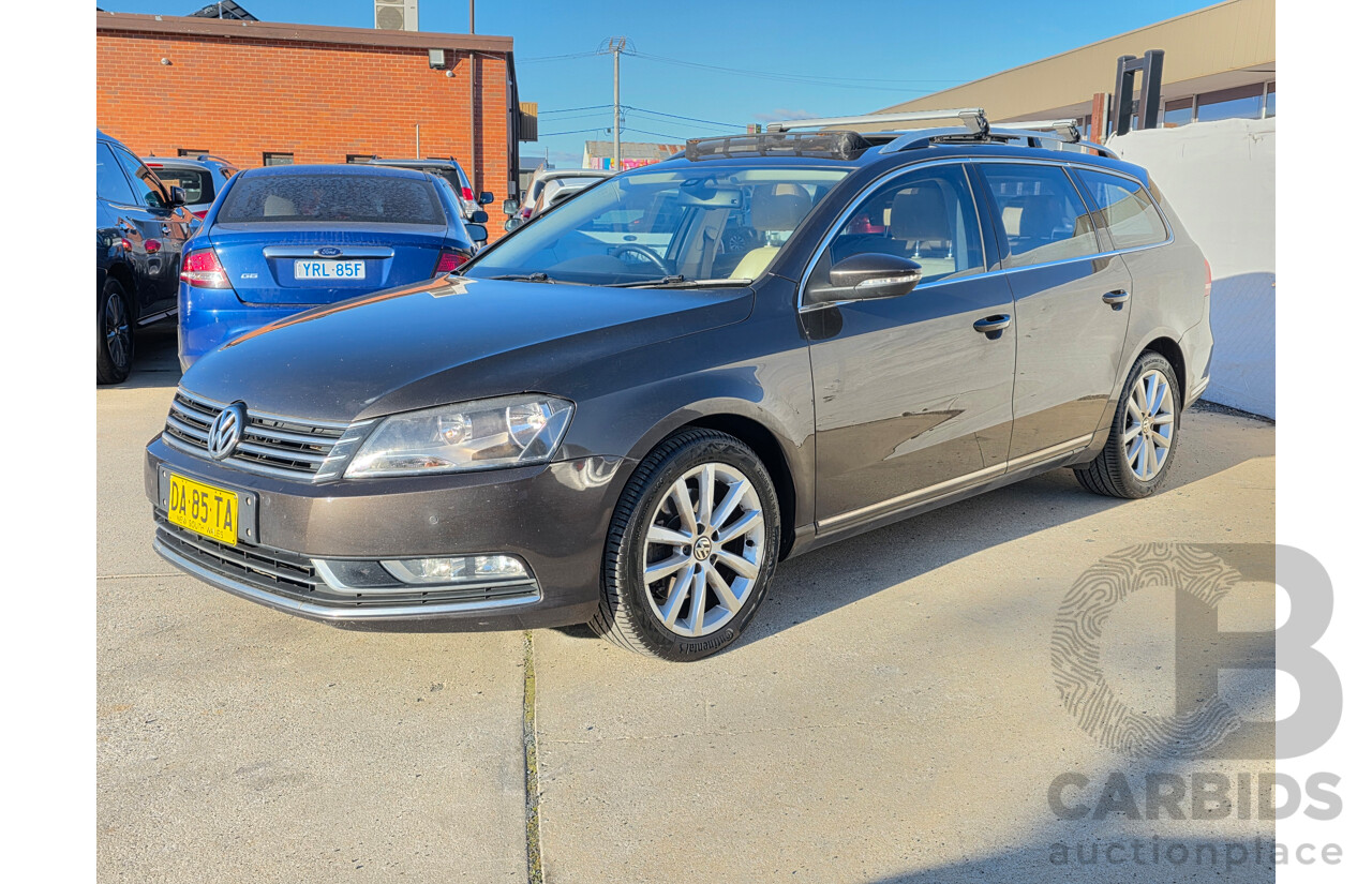 5/2012 Volkswagen Passat 125 TDI Highline 3C MY12 4d Wagon Brown 2.0L