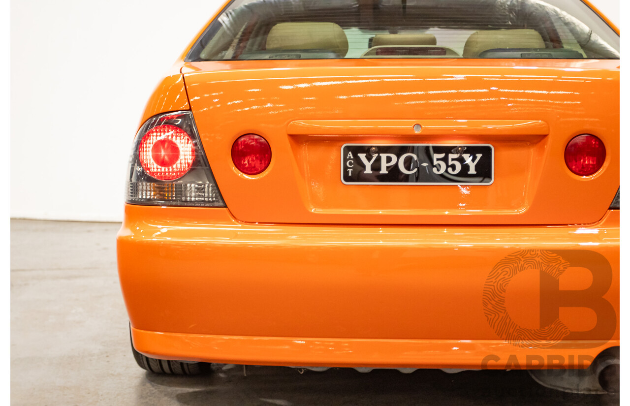 9/2001 Lexus IS200 GXE10R 4d Sedan Sunburst Orange 2.0L