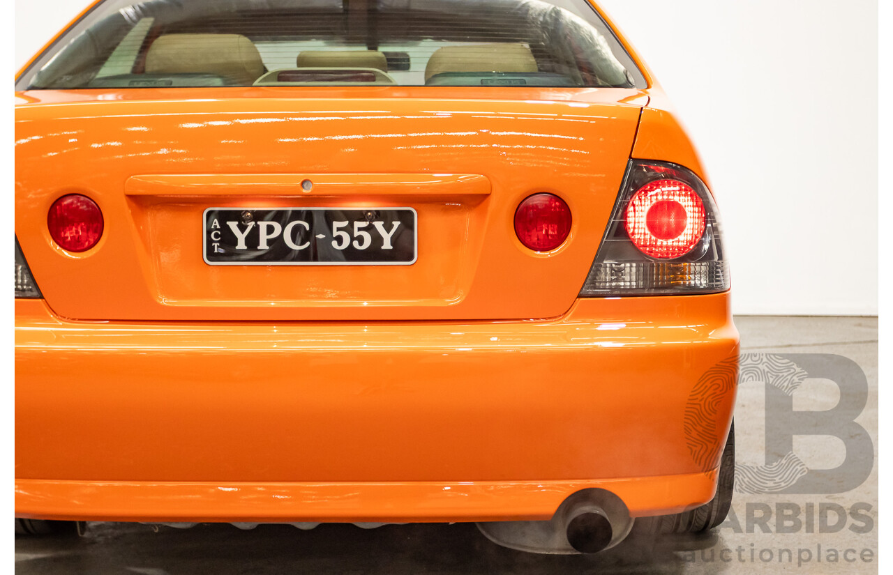 9/2001 Lexus IS200 GXE10R 4d Sedan Sunburst Orange 2.0L