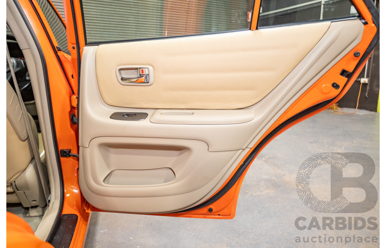 9/2001 Lexus IS200 GXE10R 4d Sedan Sunburst Orange 2.0L