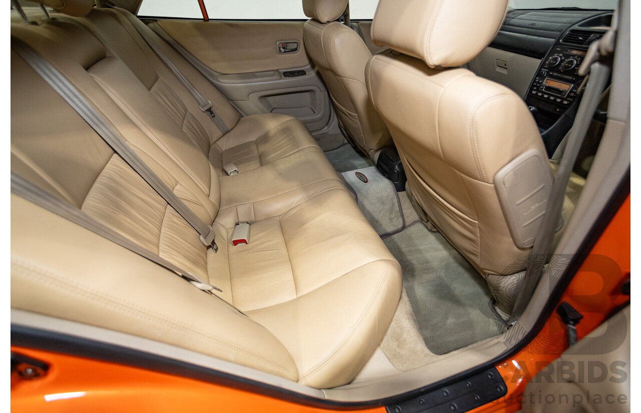 9/2001 Lexus IS200 GXE10R 4d Sedan Sunburst Orange 2.0L