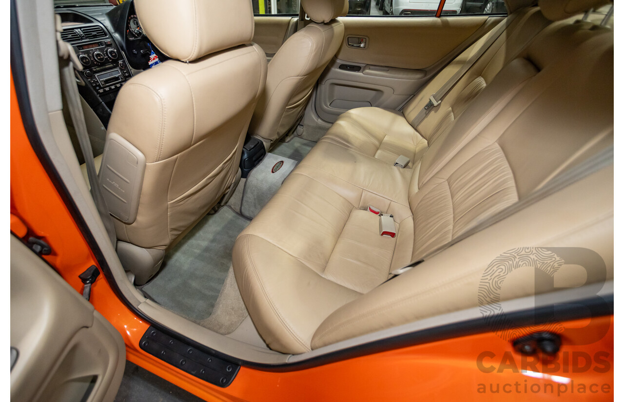 9/2001 Lexus IS200 GXE10R 4d Sedan Sunburst Orange 2.0L