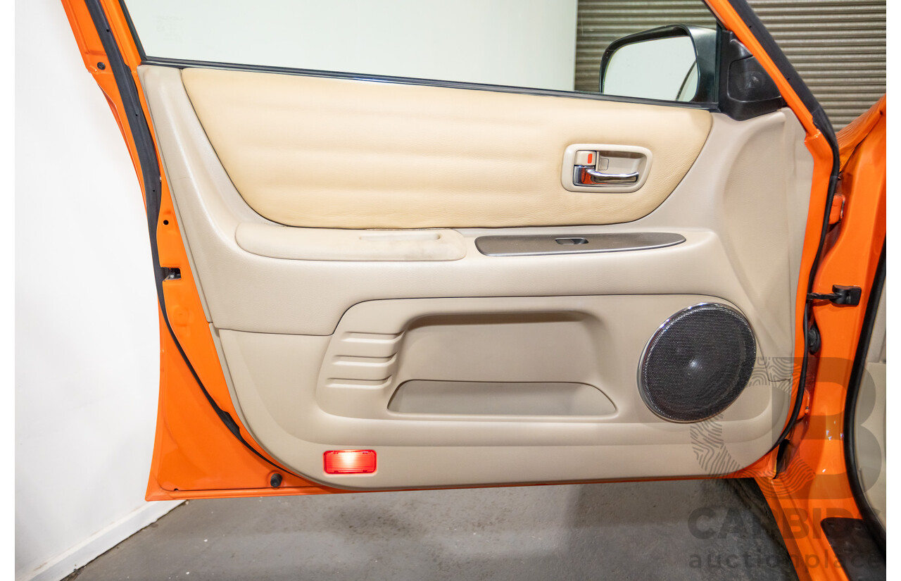 9/2001 Lexus IS200 GXE10R 4d Sedan Sunburst Orange 2.0L