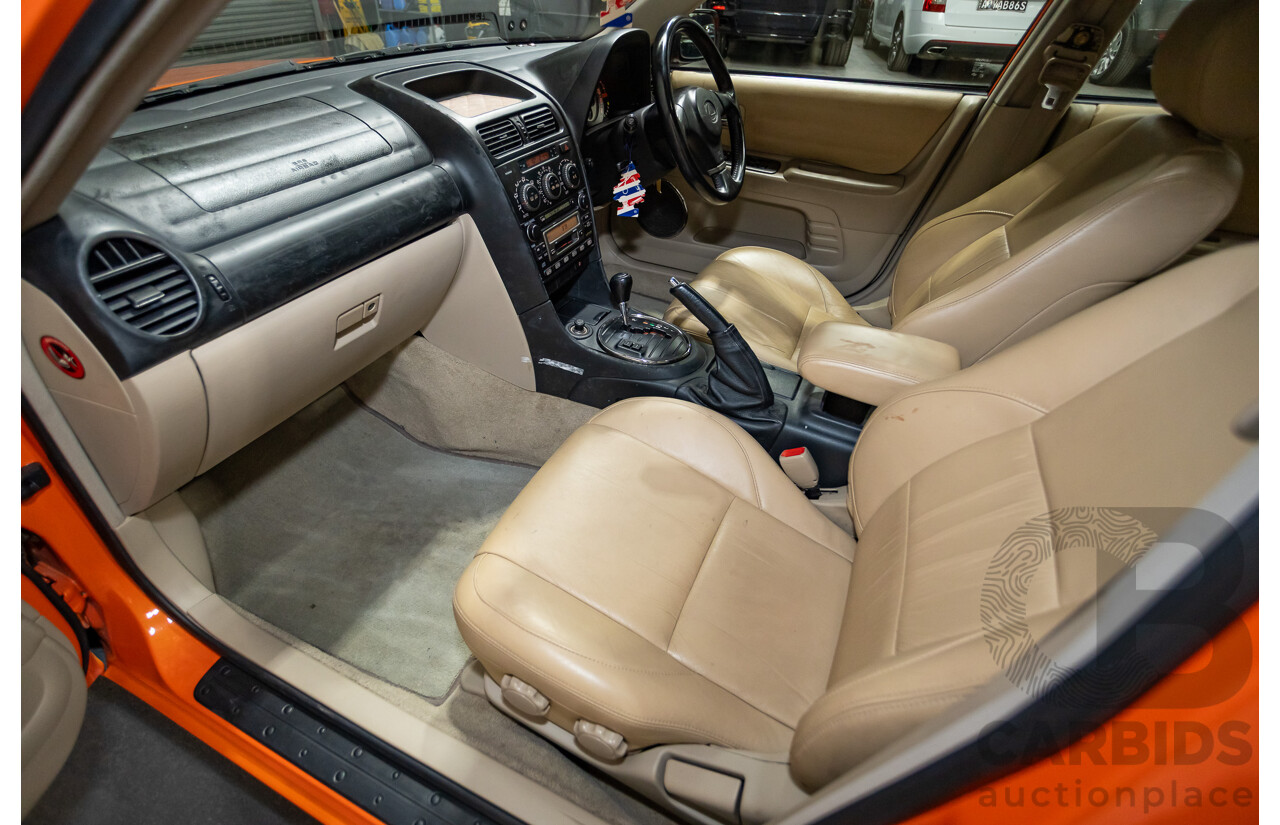 9/2001 Lexus IS200 GXE10R 4d Sedan Sunburst Orange 2.0L