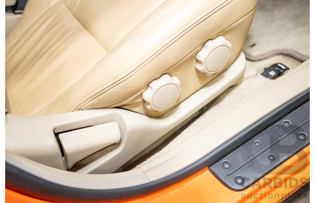 9/2001 Lexus IS200 GXE10R 4d Sedan Sunburst Orange 2.0L