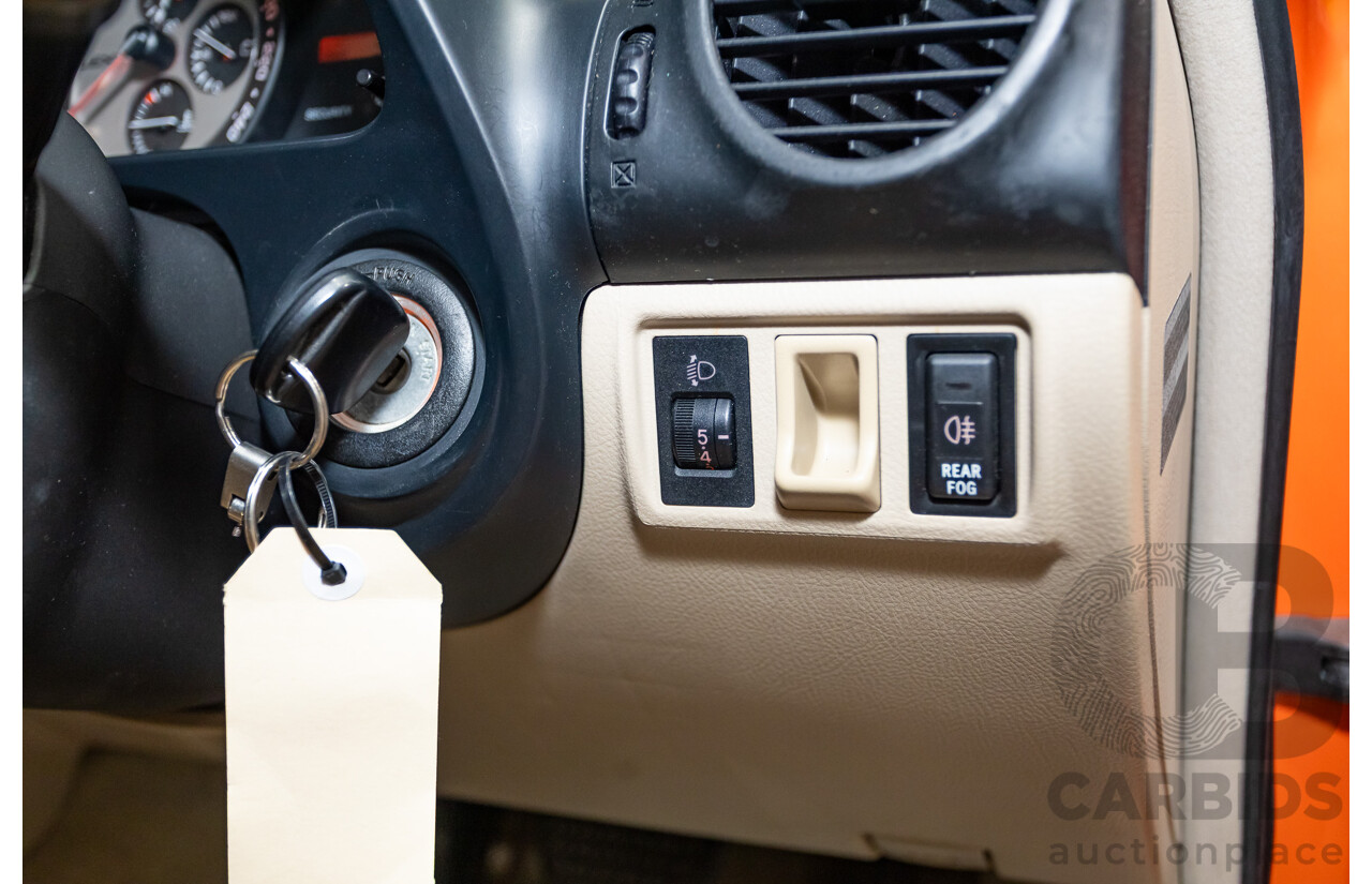 9/2001 Lexus IS200 GXE10R 4d Sedan Sunburst Orange 2.0L