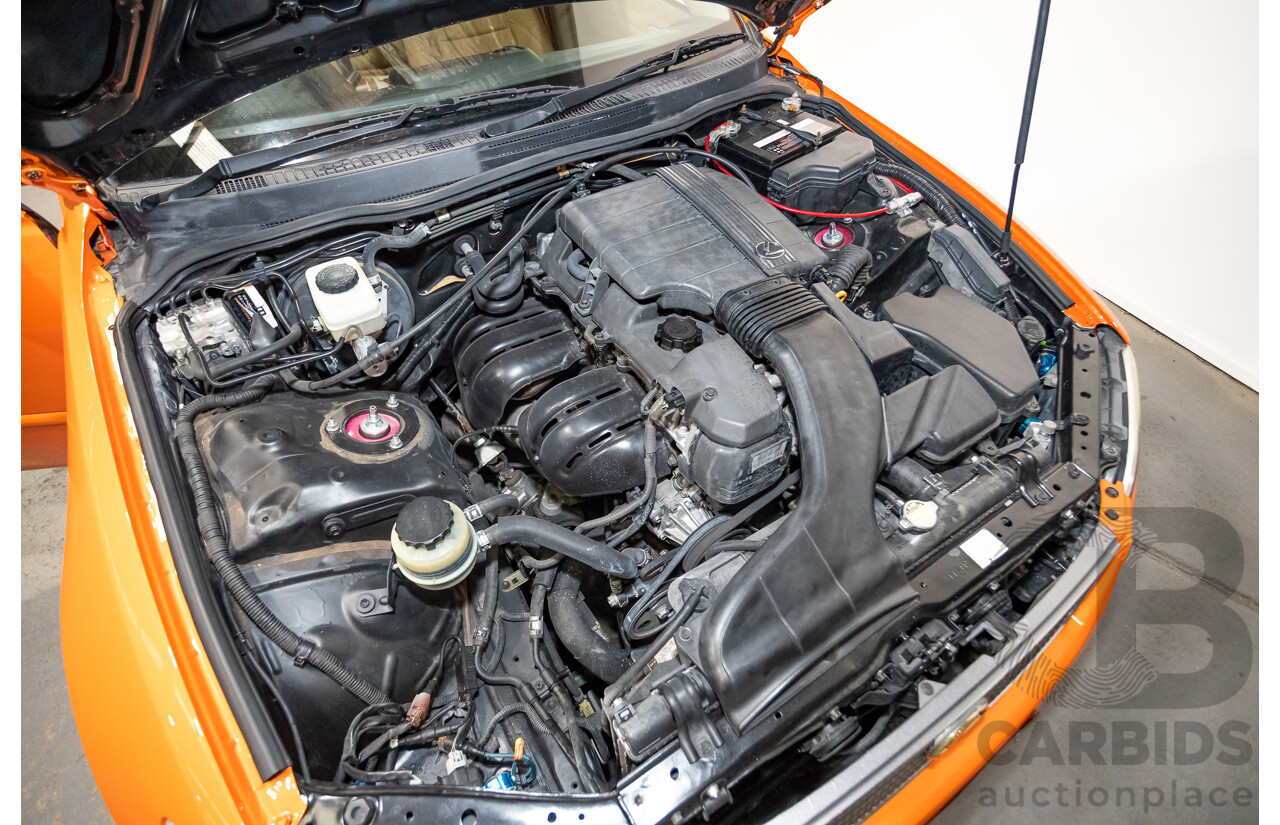 9/2001 Lexus IS200 GXE10R 4d Sedan Sunburst Orange 2.0L