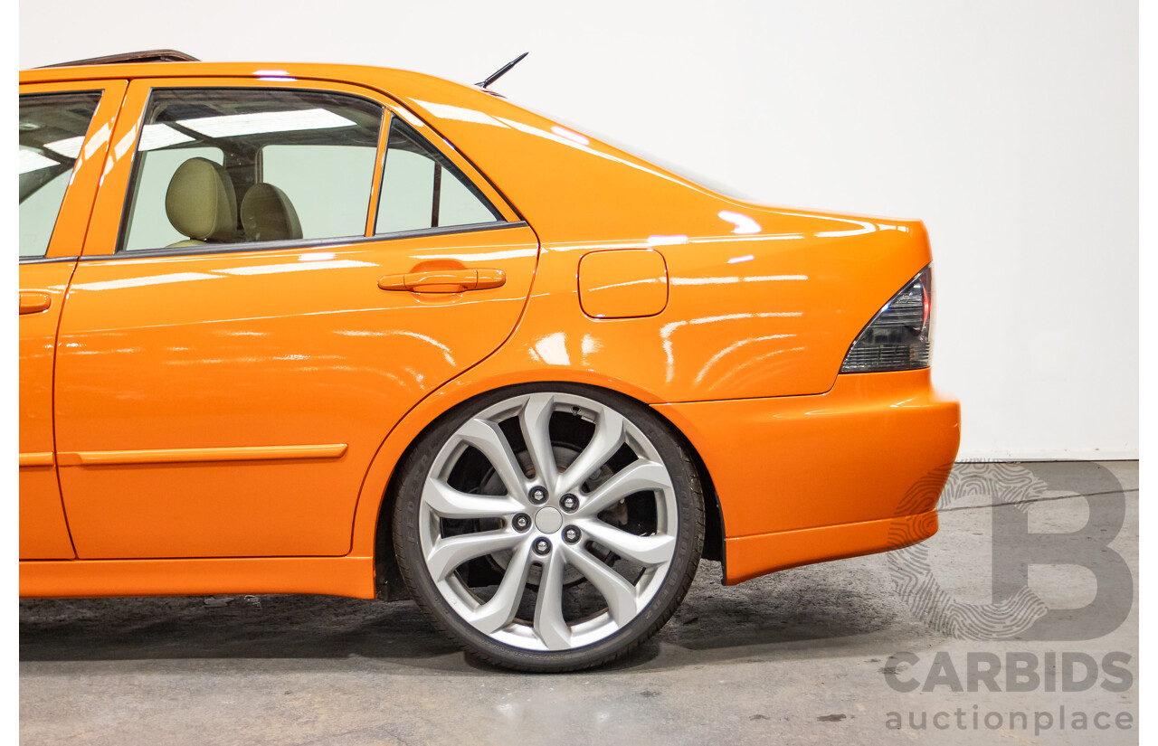 9/2001 Lexus IS200 GXE10R 4d Sedan Sunburst Orange 2.0L