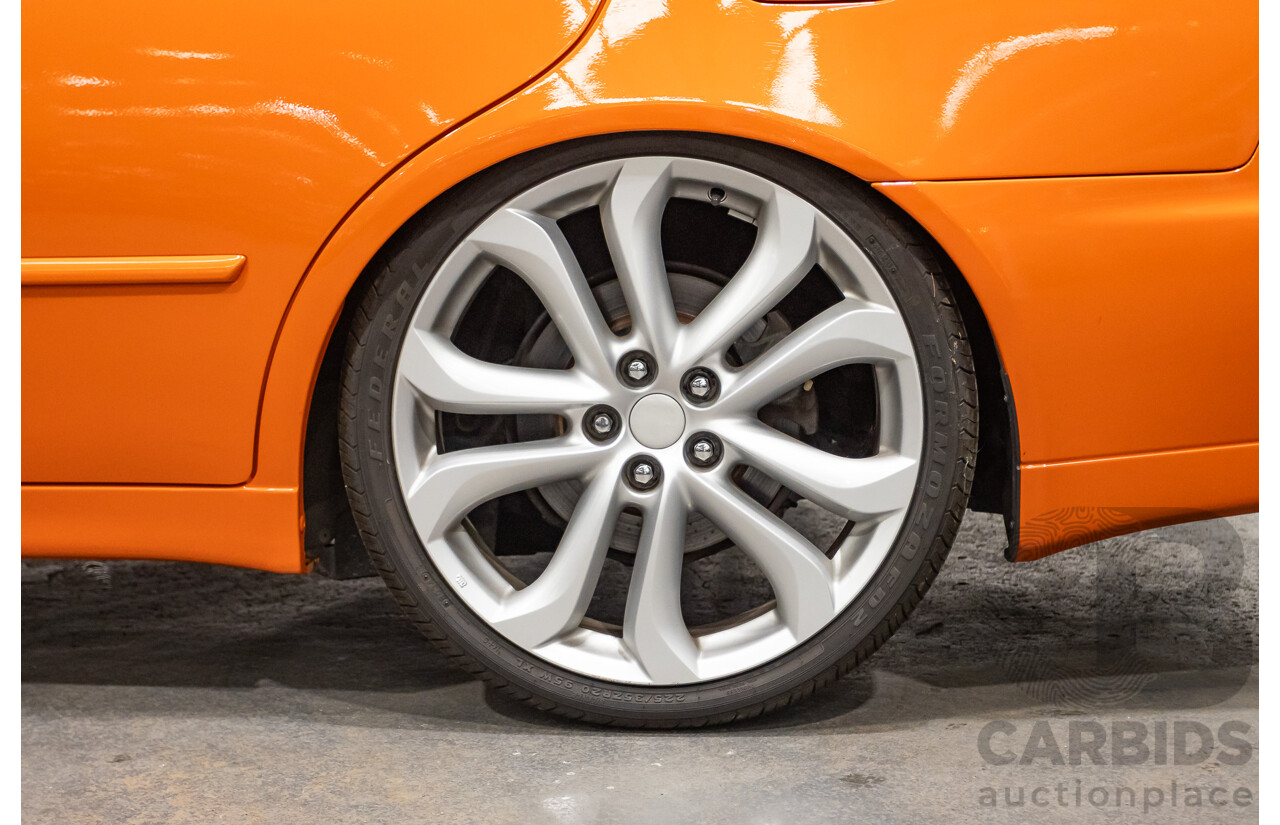 9/2001 Lexus IS200 GXE10R 4d Sedan Sunburst Orange 2.0L