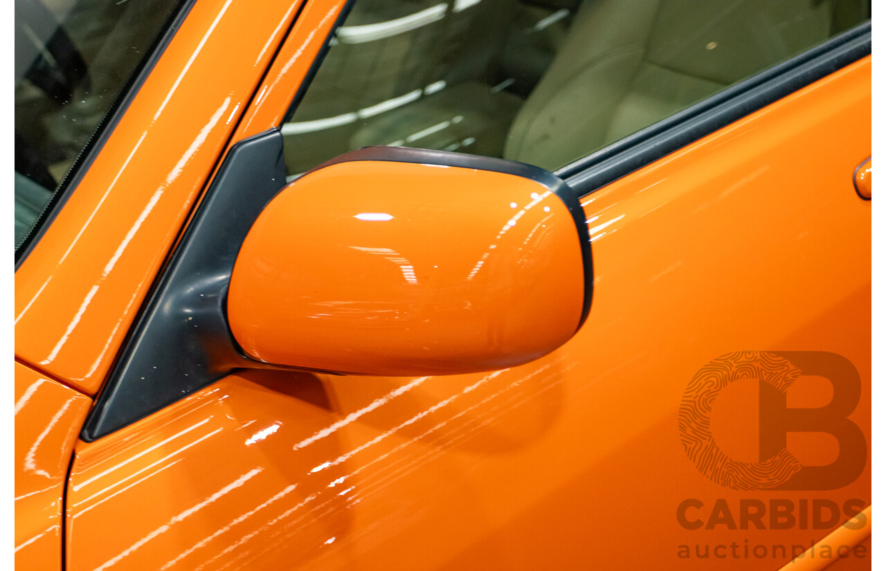 9/2001 Lexus IS200 GXE10R 4d Sedan Sunburst Orange 2.0L