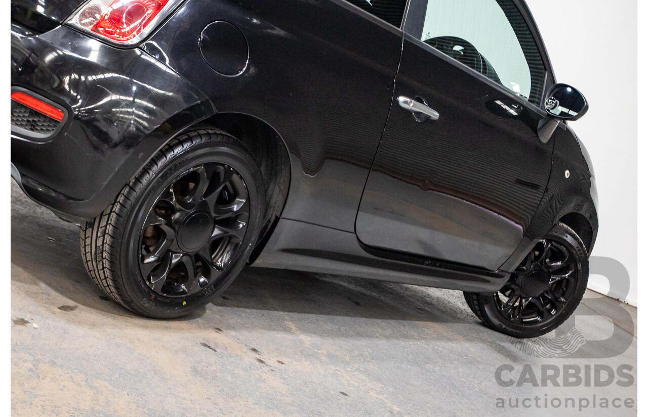 11/2013 Fiat 500 S MY13 3d Hatchback Vesuvio Black Metallic 1.4L