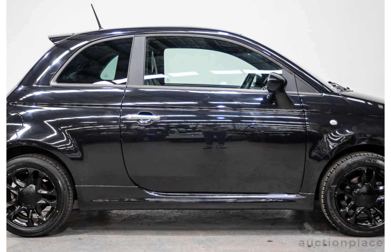11/2013 Fiat 500 S MY13 3d Hatchback Vesuvio Black Metallic 1.4L