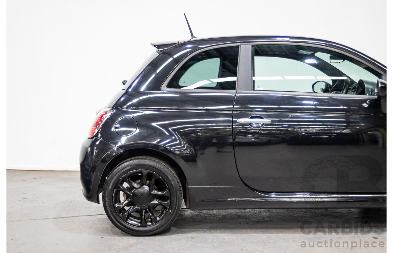 11/2013 Fiat 500 S MY13 3d Hatchback Vesuvio Black Metallic 1.4L