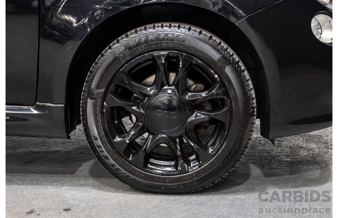11/2013 Fiat 500 S MY13 3d Hatchback Vesuvio Black Metallic 1.4L