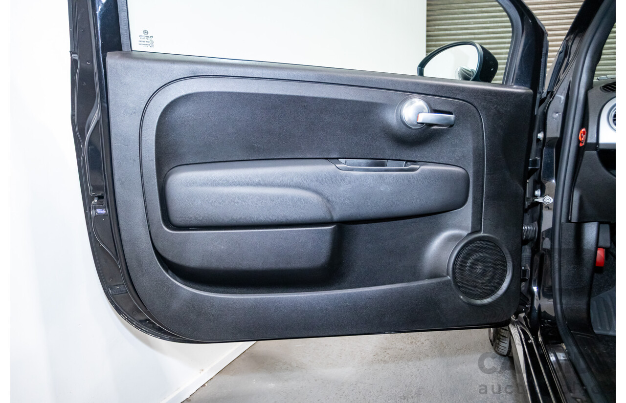 11/2013 Fiat 500 S MY13 3d Hatchback Vesuvio Black Metallic 1.4L