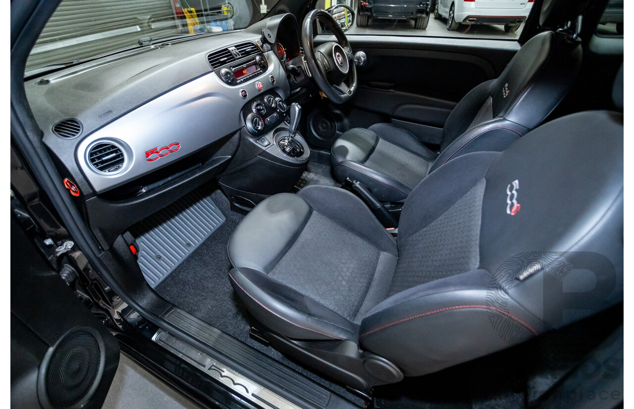 11/2013 Fiat 500 S MY13 3d Hatchback Vesuvio Black Metallic 1.4L