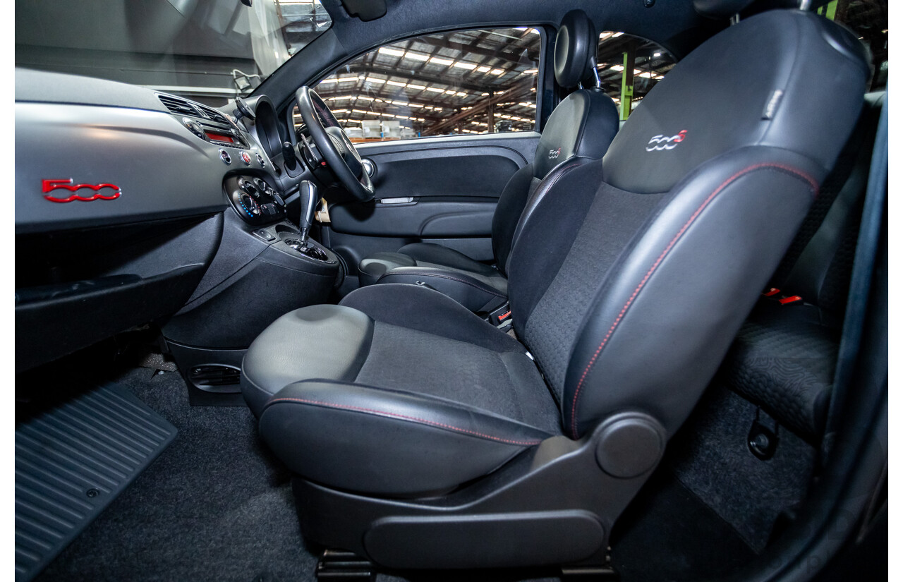 11/2013 Fiat 500 S MY13 3d Hatchback Vesuvio Black Metallic 1.4L