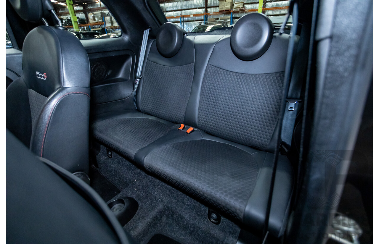 11/2013 Fiat 500 S MY13 3d Hatchback Vesuvio Black Metallic 1.4L